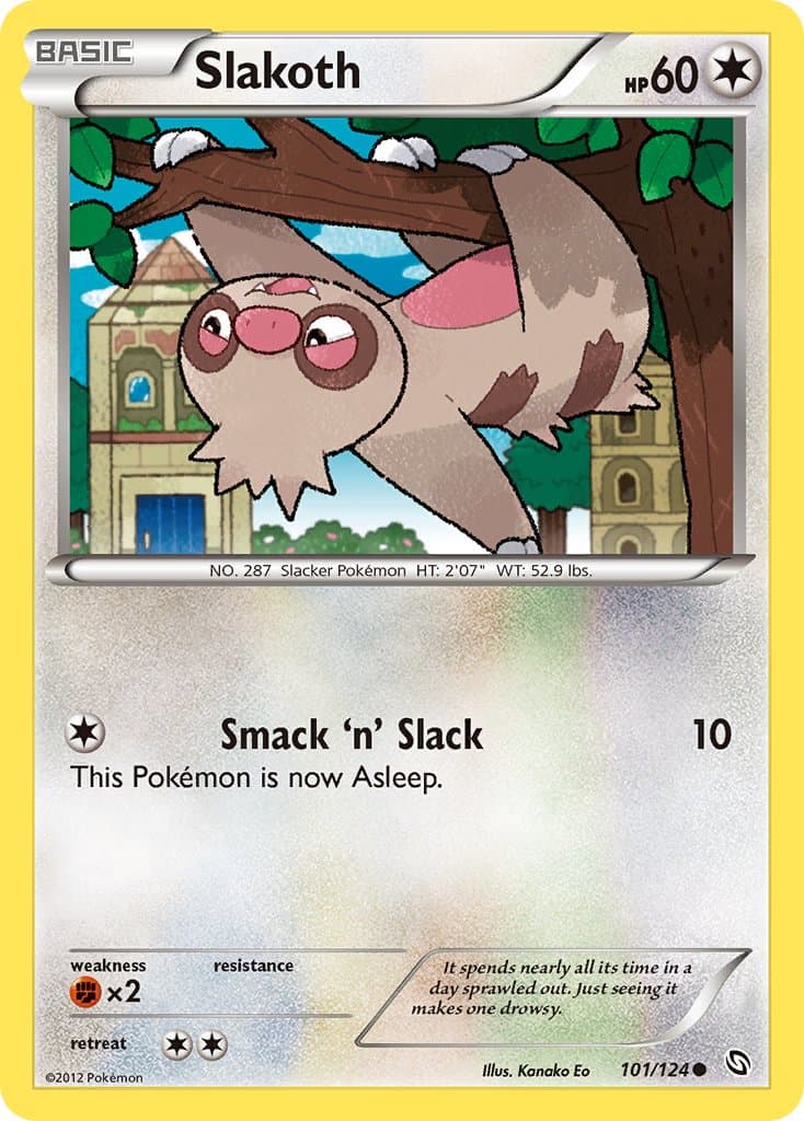 Slakoth (DRX #101) Pokemon Card