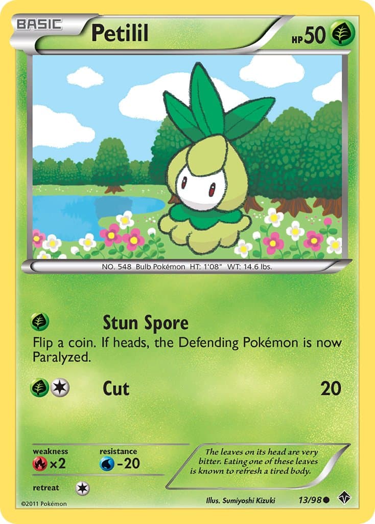 Petilil (EPO #13) Pokemon Card