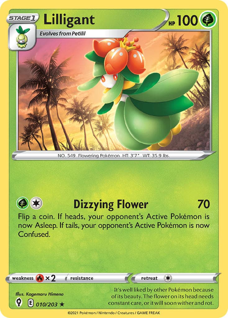 Lilligant (EVS #10) Pokemon Card