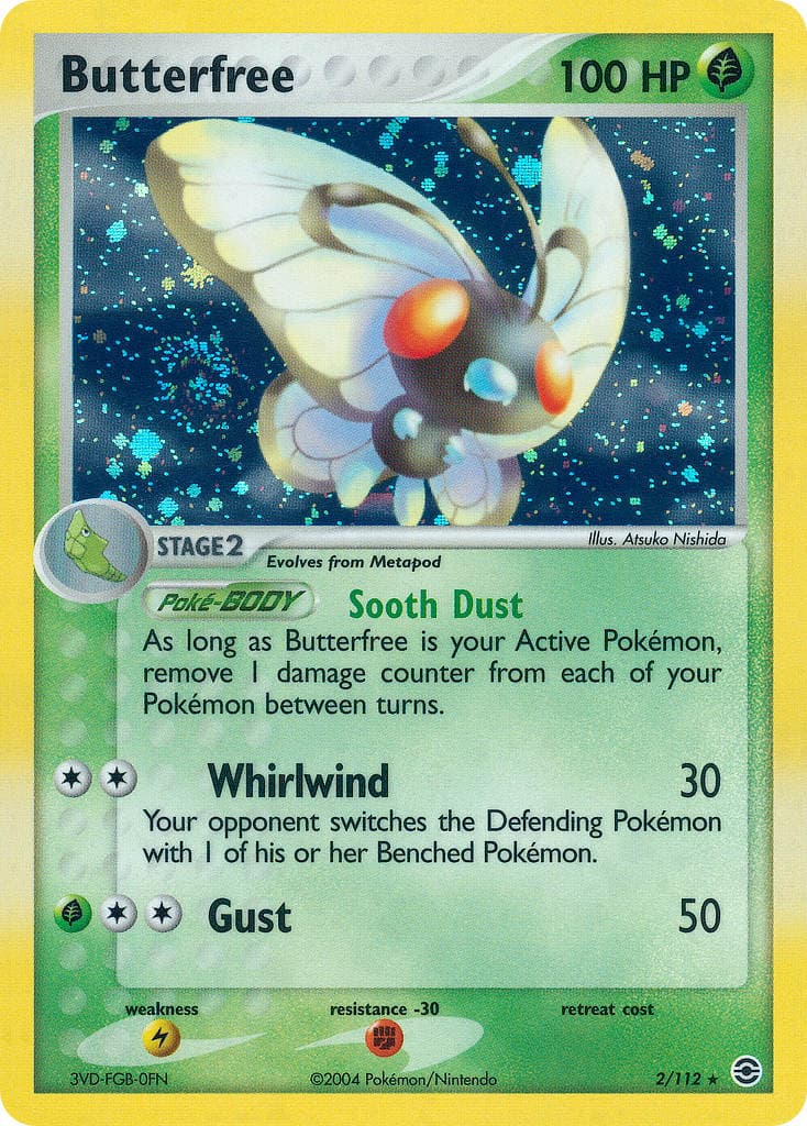 Butterfree (RG #002) Pokemon Card