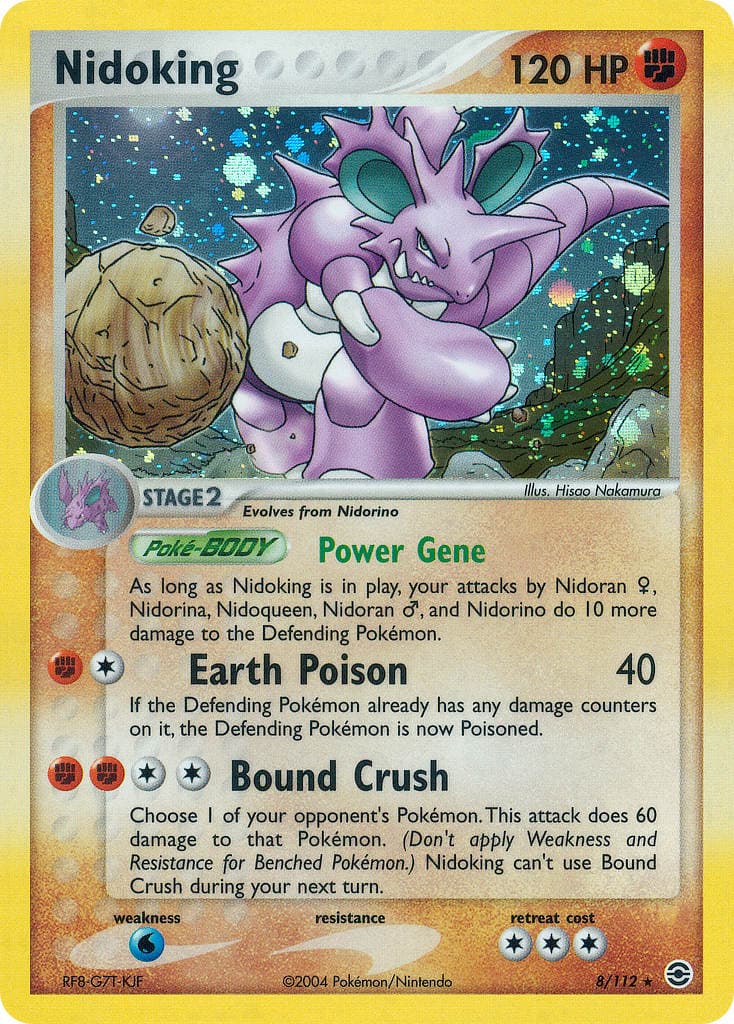 Nidoking (RG #008) Pokemon Card