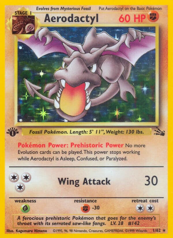Aerodactyl Pokemon Card