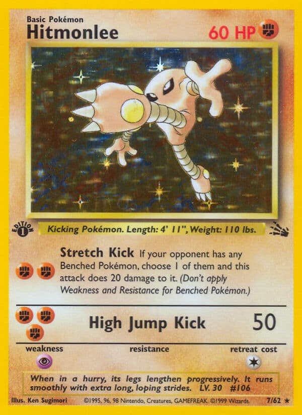 Hitmonlee Pokemon Card