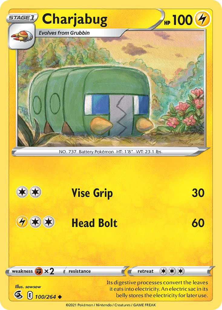 Charjabug (FST #100) Pokemon Card