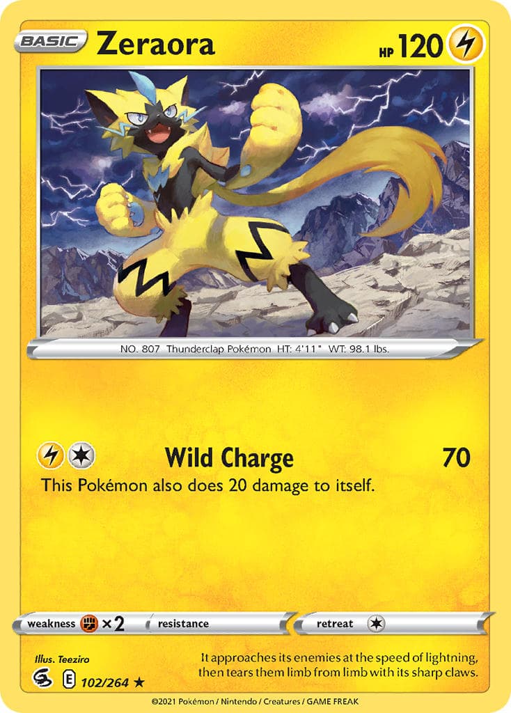 Zeraora (FST #102) Pokemon Card
