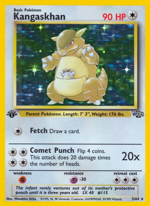 Kangaskhan Pokemon Card