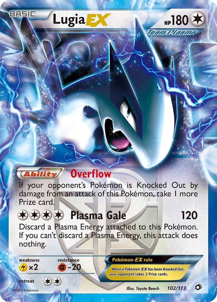 Lugia-EX (LTR #102) Pokemon Card
