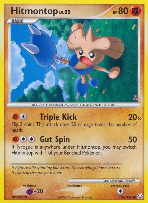 Hitmontop (LA #101) Pokemon Card