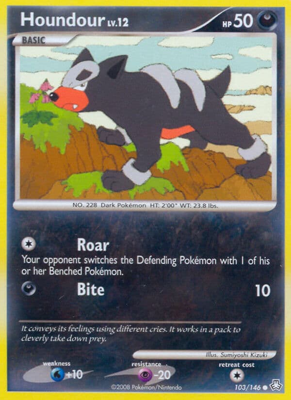 Houndour (LA #103) Pokemon Card