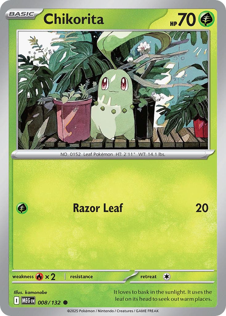 Chikorita (MEG #008) Pokemon Card