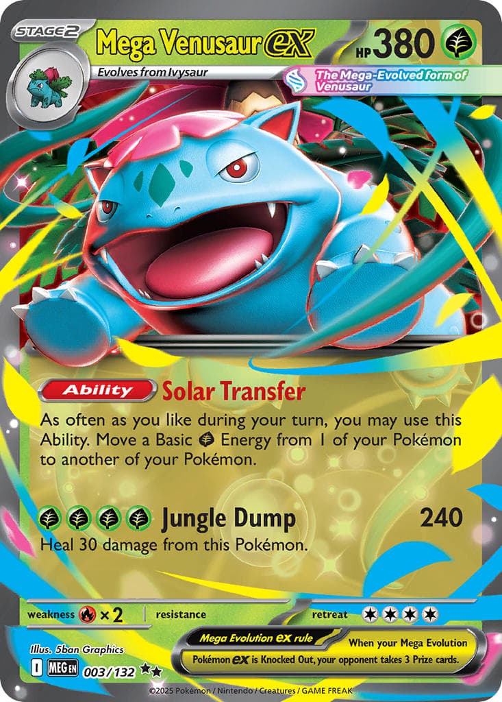Mega Venusaur ex (MEG #003) Pokemon Card