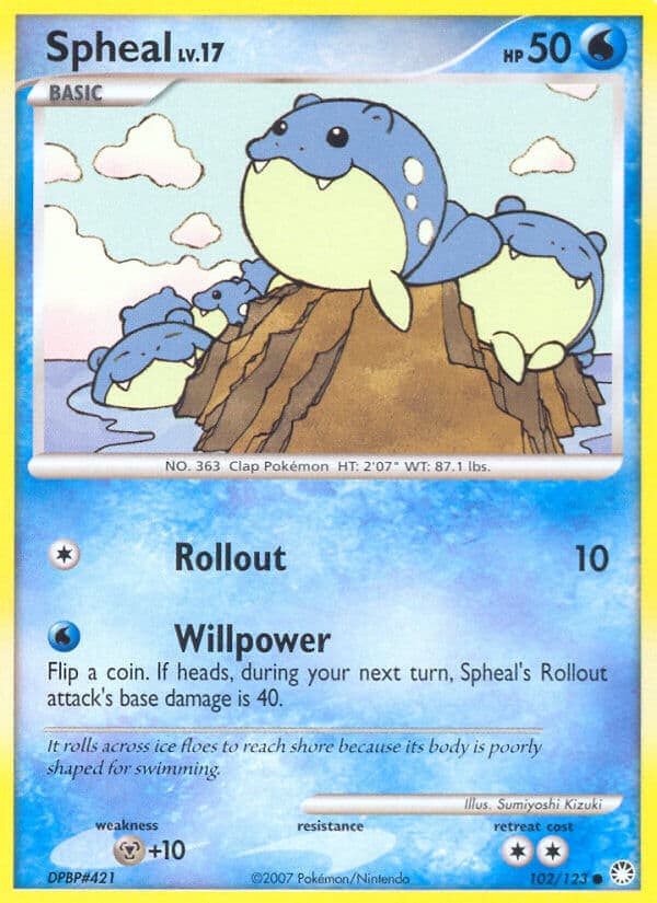 Spheal (MT #102) Pokemon Card