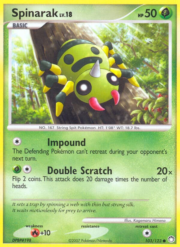 Spinarak (MT #103) Pokemon Card