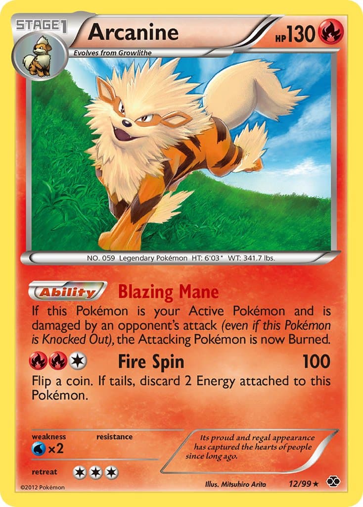 Arcanine (NXD #12) Pokemon Card