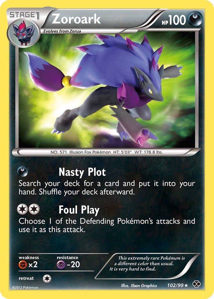 Zoroark (NXD #102) Pokemon Card