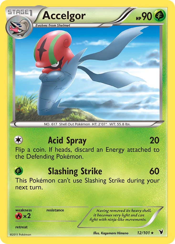Accelgor (NVI #12) Pokemon Card