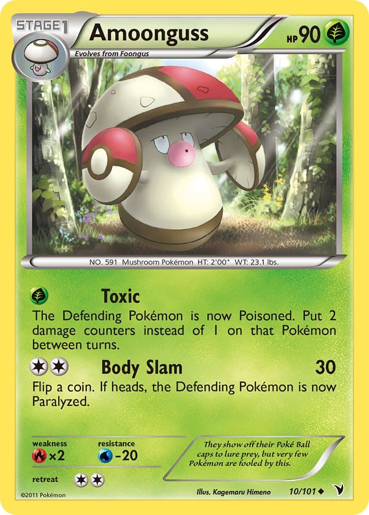 Amoonguss (NVI #10) Pokemon Card