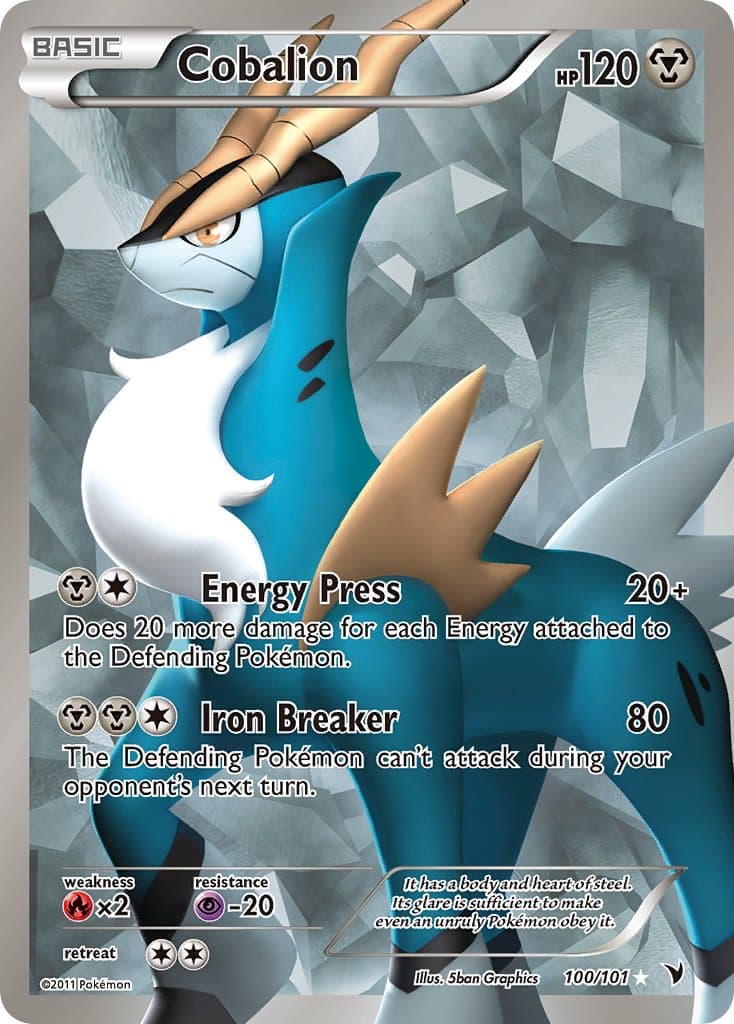 Cobalion (NVI #100) Pokemon Card