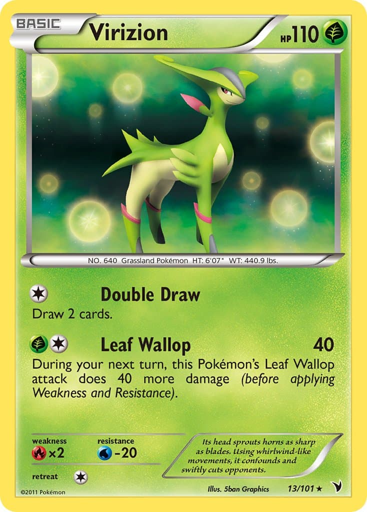 Virizion (NVI #13) Pokemon Card
