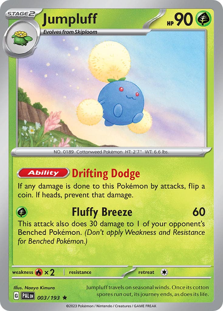 Jumpluff (PAL #003) Pokemon Card