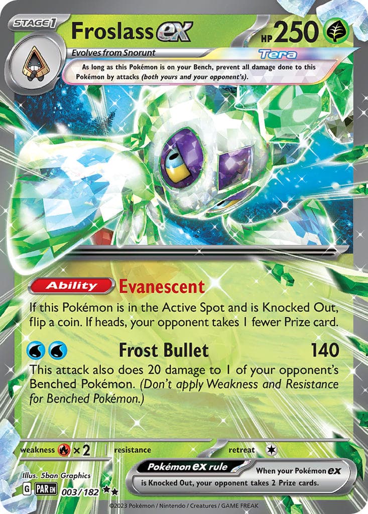 Froslass ex (PAR #003) Pokemon Card