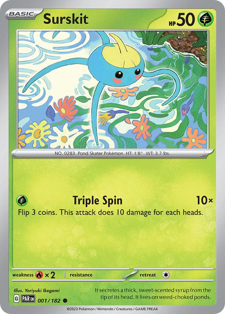 Surskit (PAR #001) Pokemon Card