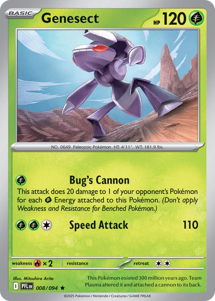 Genesect (PFL #008) Pokemon Card