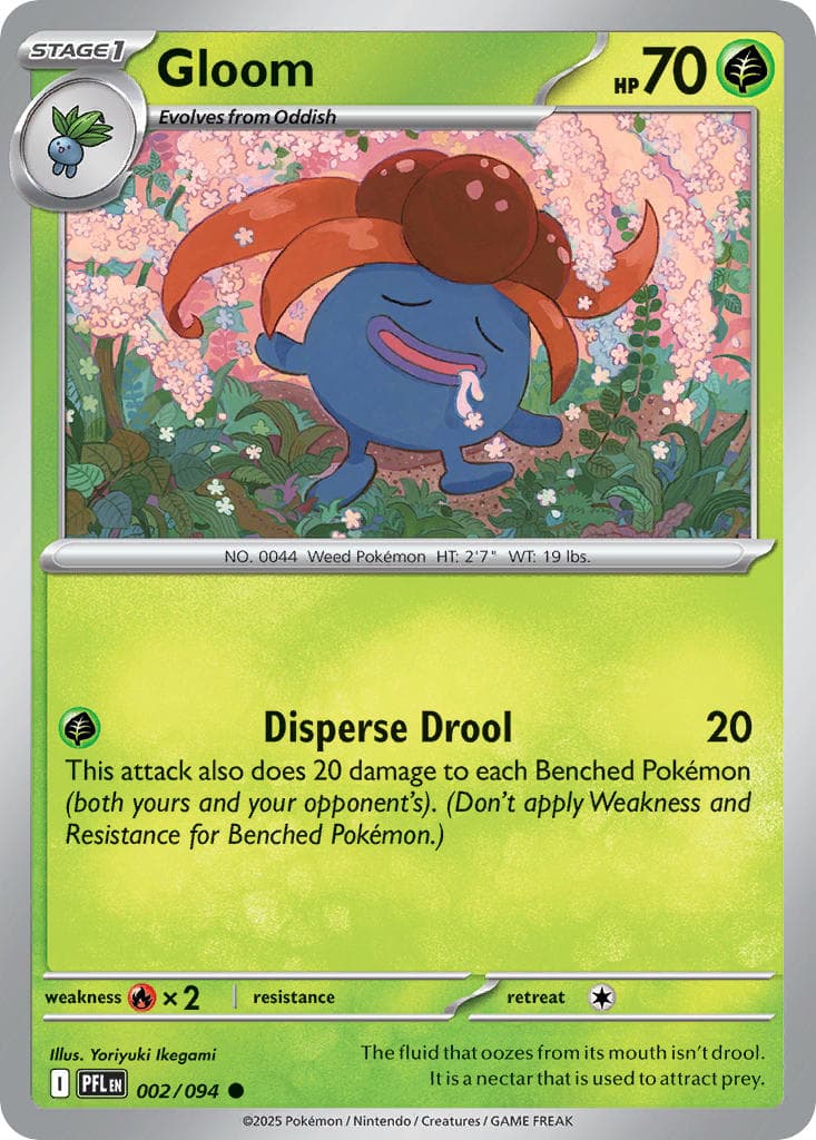 Gloom (PFL #002) Pokemon Card