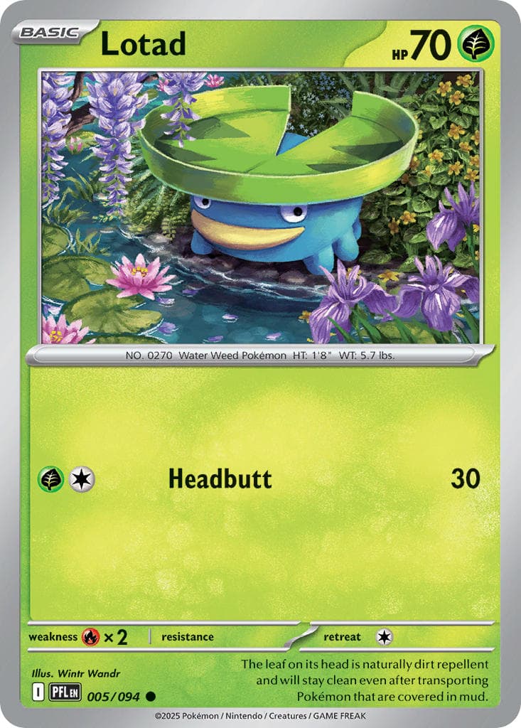 Lotad (PFL #005) Pokemon Card