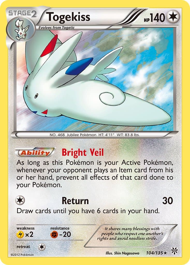 Togekiss (PLS #104) Pokemon Card