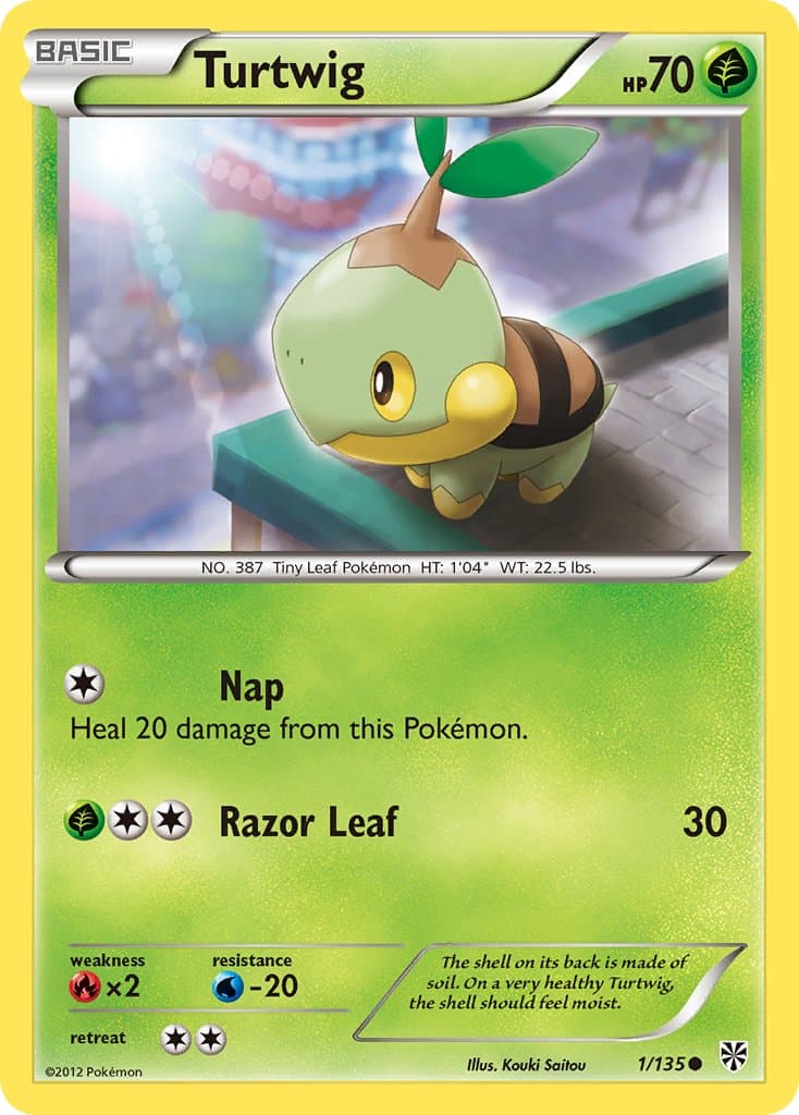Turtwig (PLS #1) Pokemon Card