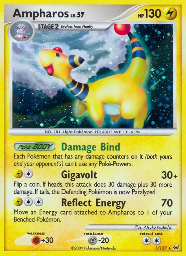 Ampharos (PL #001) Pokemon Card