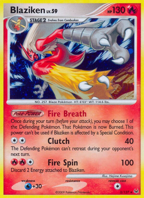 Blaziken (PL #003) Pokemon Card