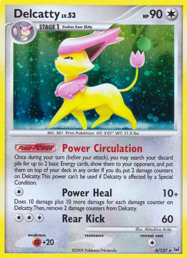 Delcatty (PL #004) Pokemon Card