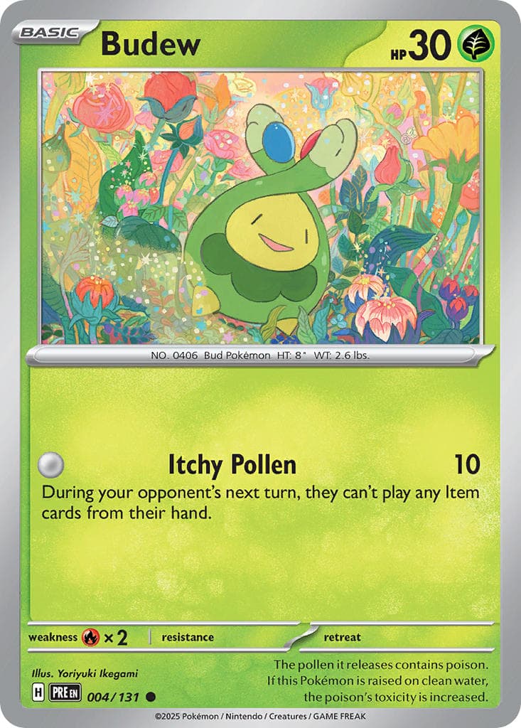 Budew (PRE #004) Pokemon Card