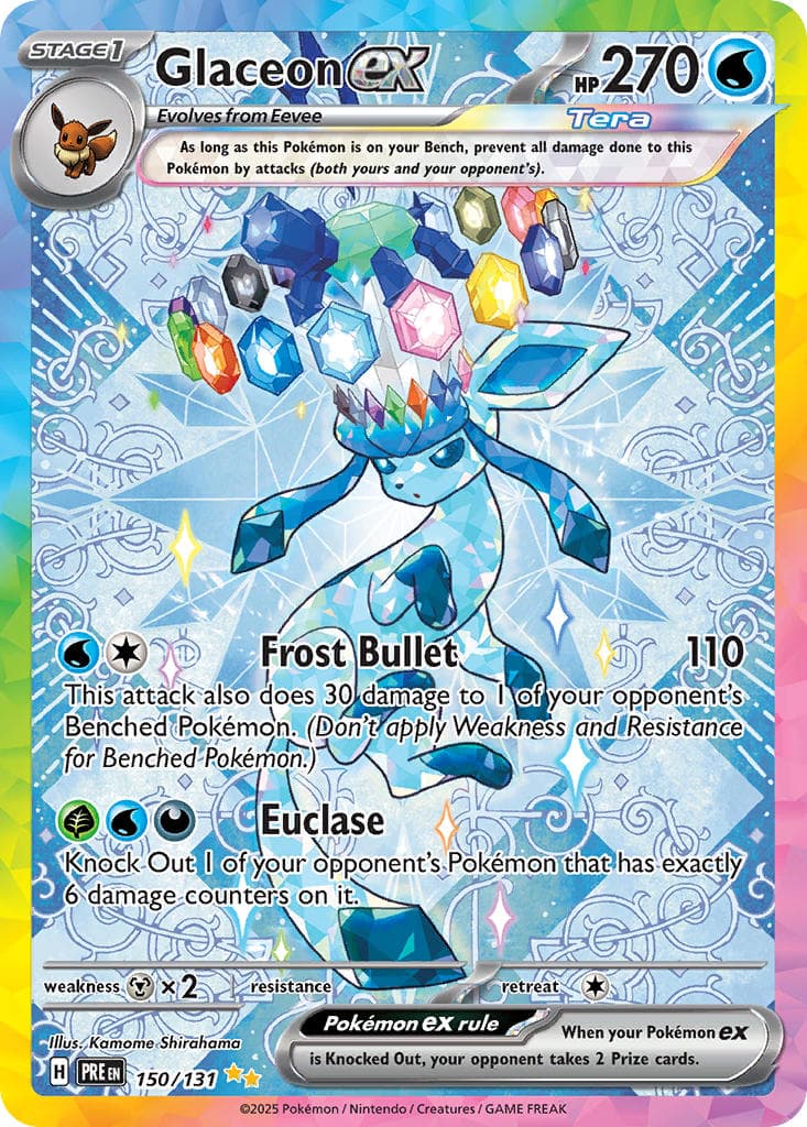 Glaceon ex (PRE #150) Pokemon Card