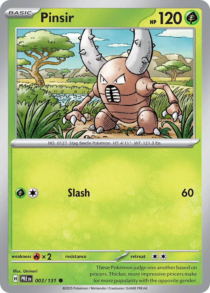 Pinsir (PRE #003) Pokemon Card