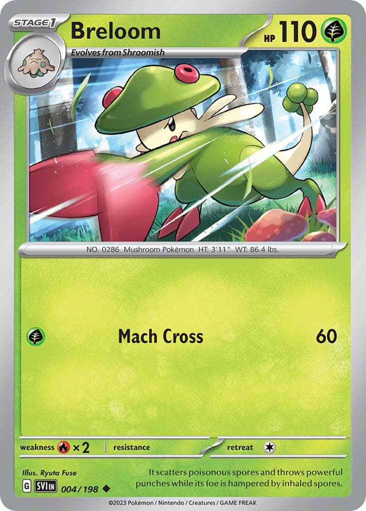 Breloom (SVI #004) Pokemon Card
