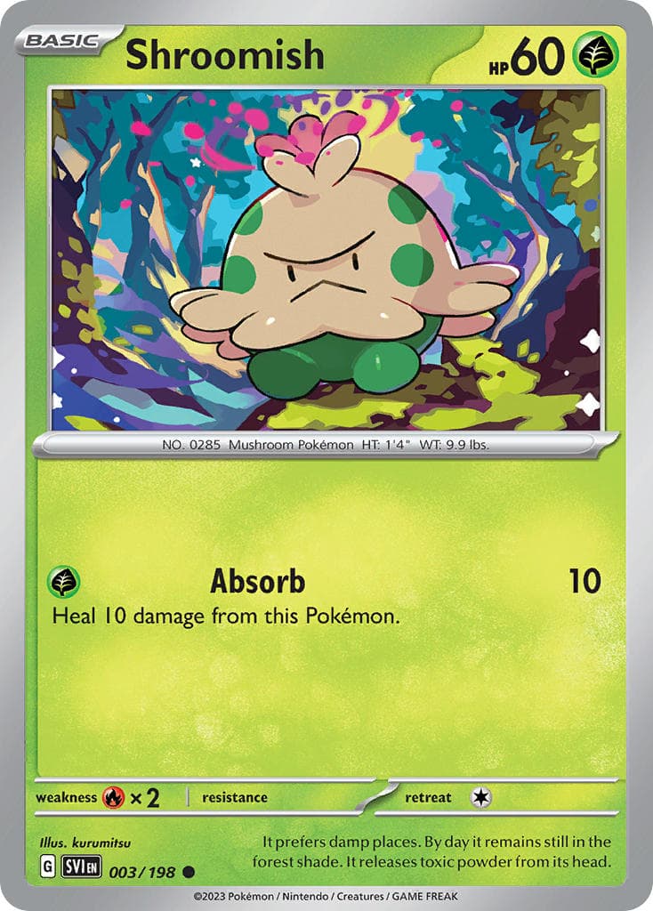 Shroomish (SVI #003) Pokemon Card