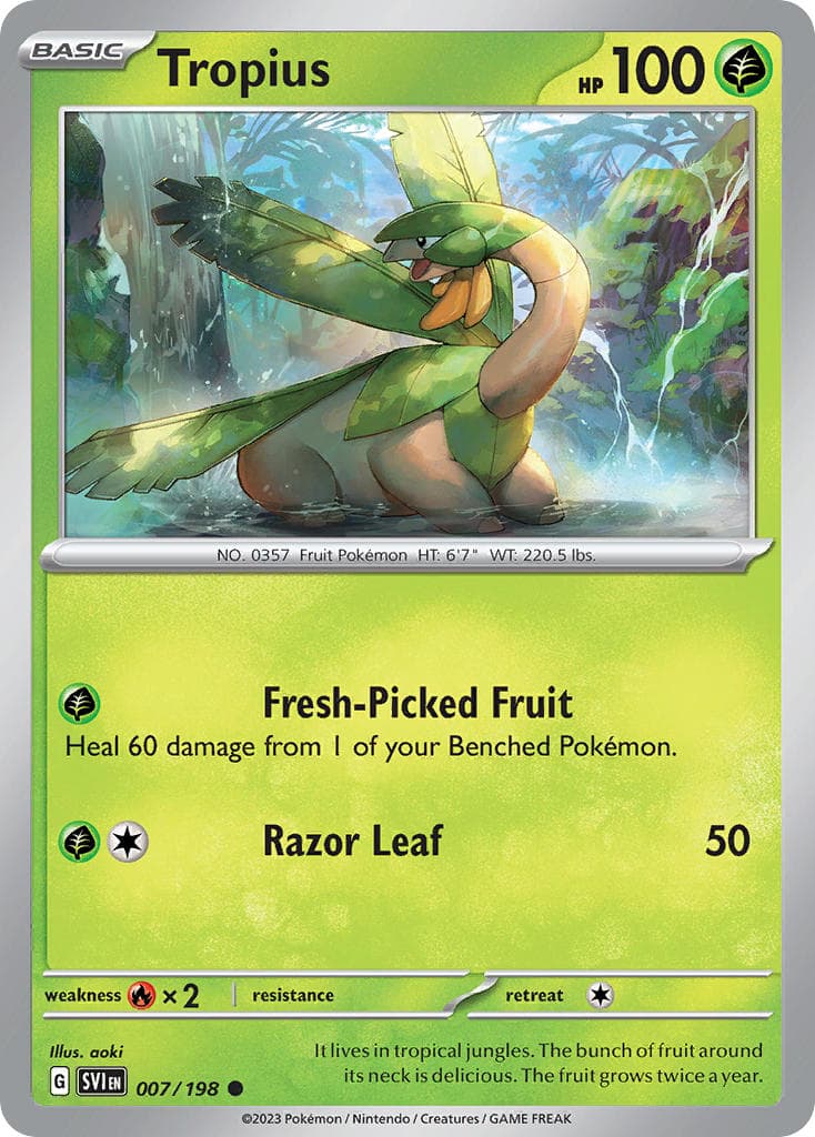 Tropius (SVI #007) Pokemon Card