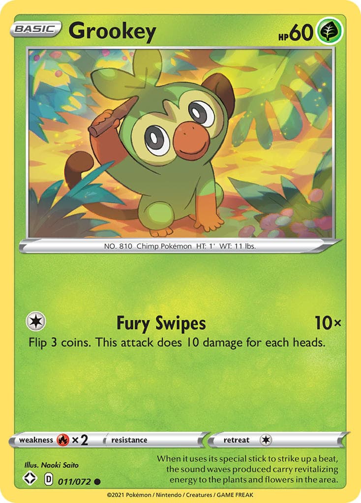 Grookey (SHF #11) Pokemon Card