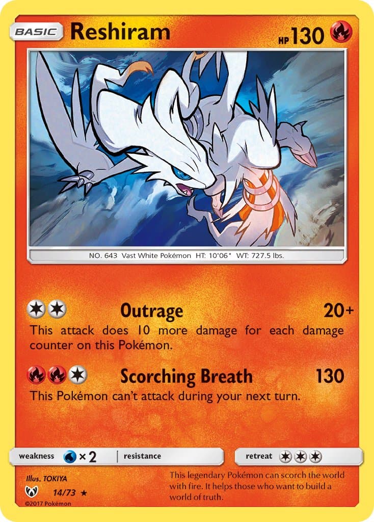Reshiram (SLG #14) Pokemon Card