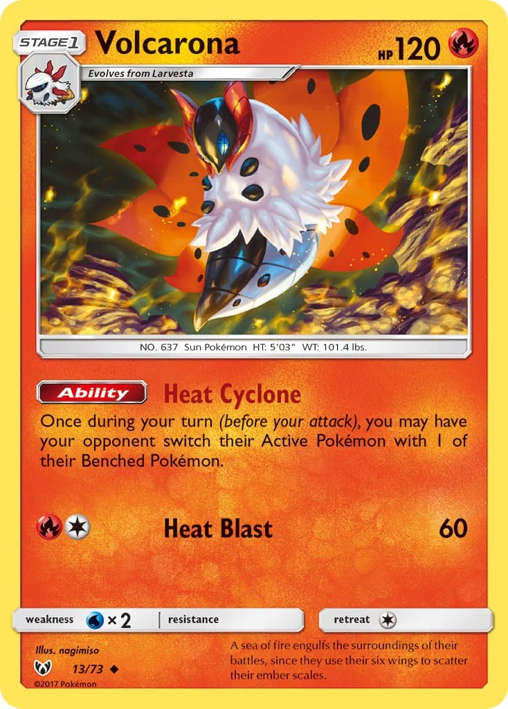 Volcarona (SLG #13) Pokemon Card