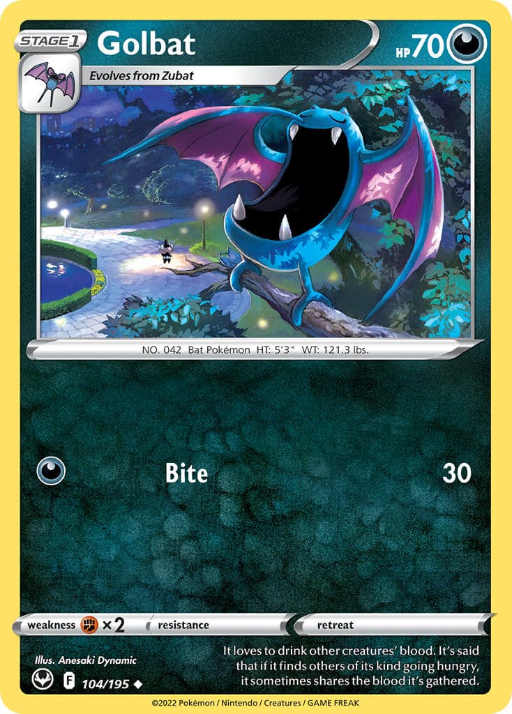 Golbat (SIT #104) Pokemon Card