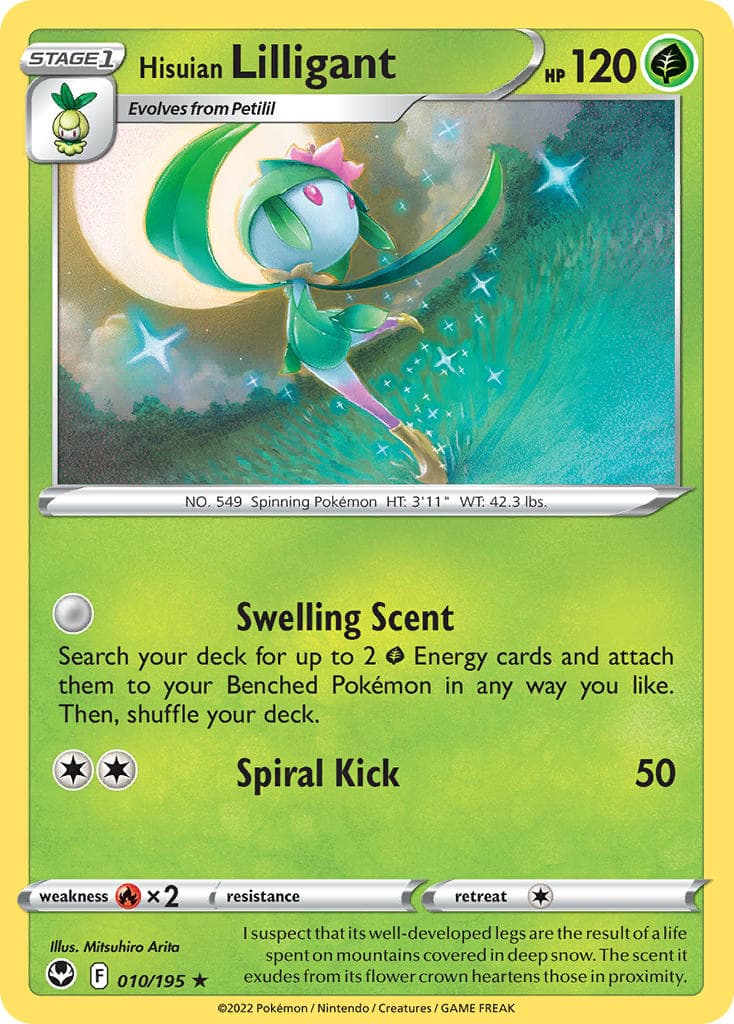 Hisuian Lilligant (SIT #10) Pokemon Card
