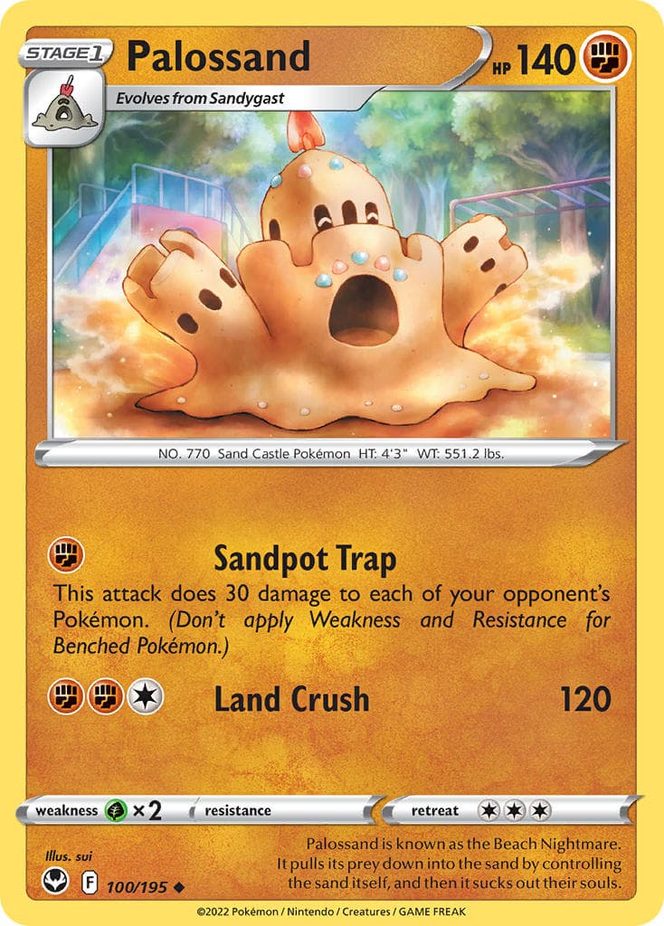 Palossand (SIT #100) Pokemon Card