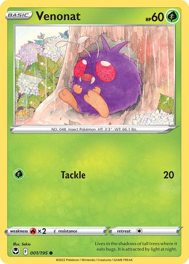 Venonat (SIT #1) Pokemon Card
