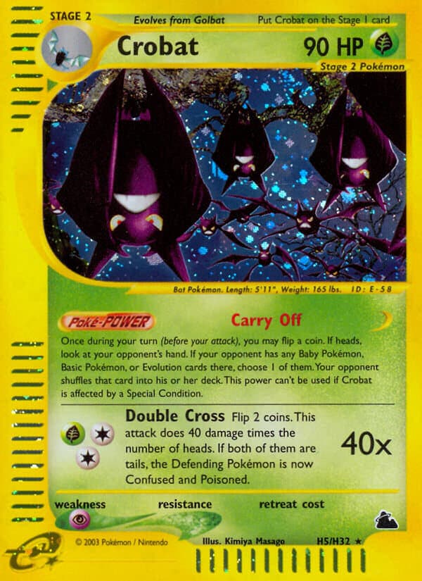 Crobat (#H5) Pokemon Card
