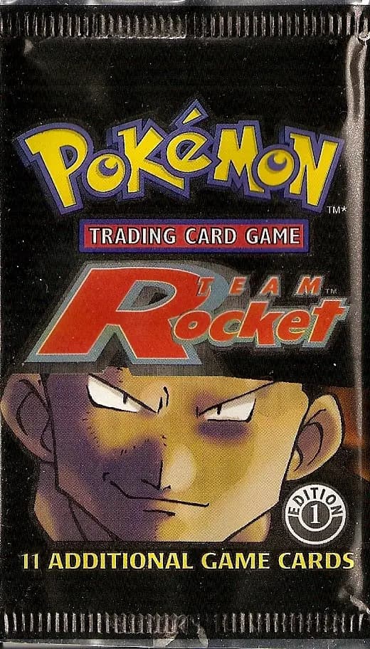 Team Rocket Pokemon Booster Pack