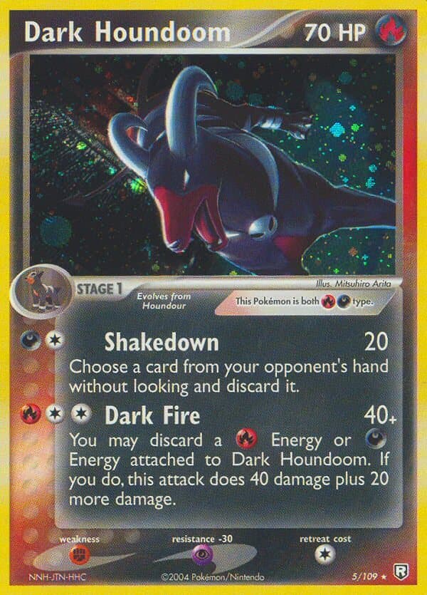 Dark Houndoom (TR #005) Pokemon Card
